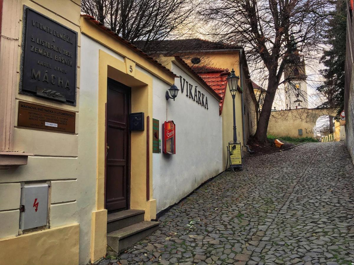 Vinarna Vikarka Otel Litoměřice Dış mekan fotoğraf