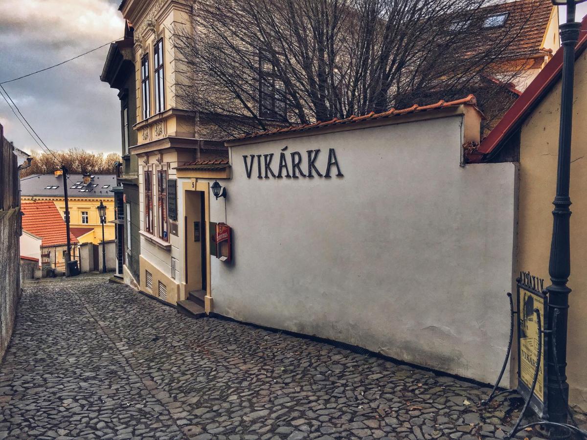 Vinarna Vikarka Otel Litoměřice Dış mekan fotoğraf